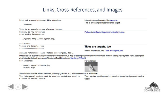 18
Links, Cross-References, and Images
