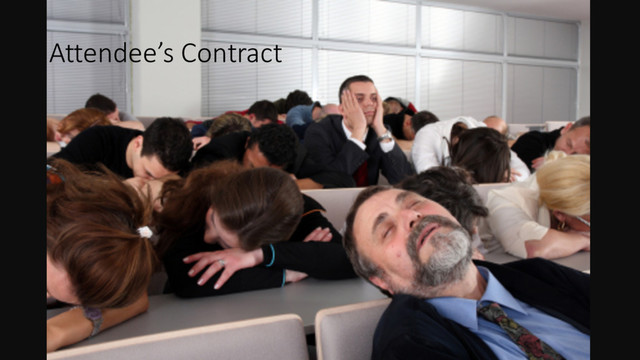 Attendee’s Contract
