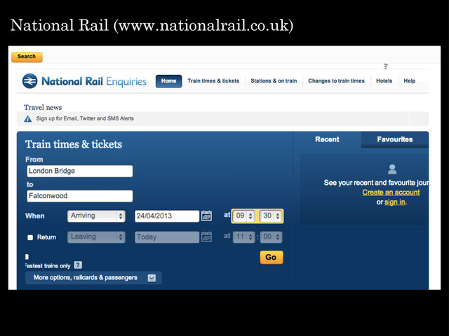 National Rail (www.nationalrail.co.uk)
