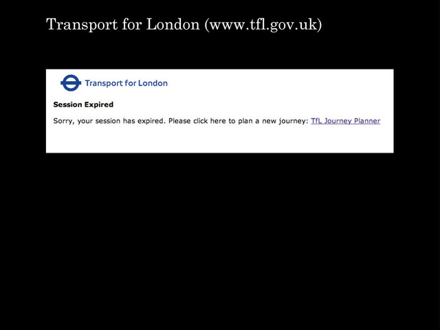 Transport for London (www.tfl.gov.uk)
