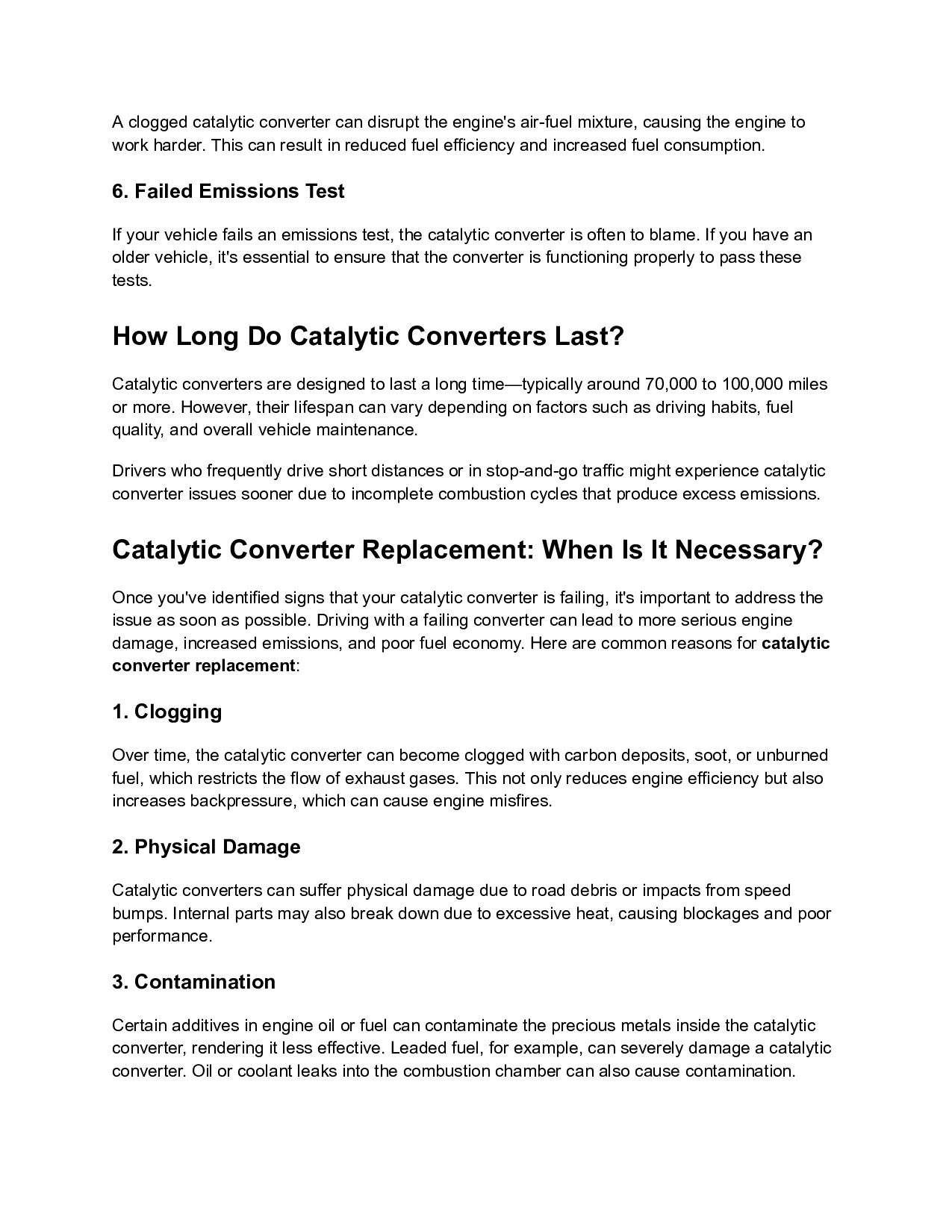 Catalytic Converter Replacement A Complete Guide for Your Exhaust