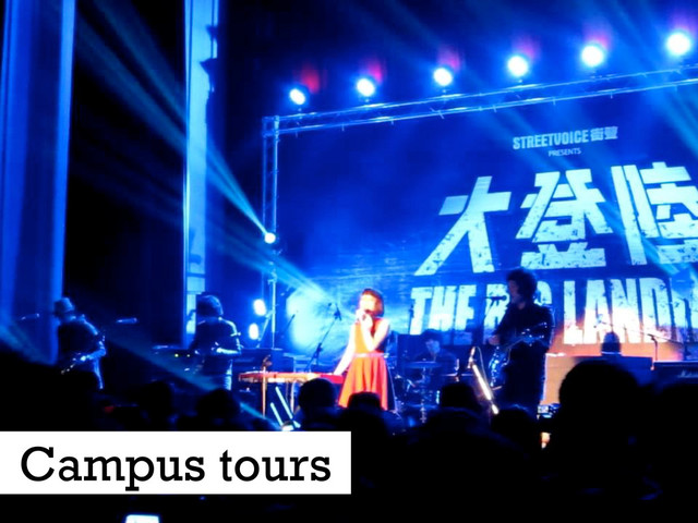 Campus tours
