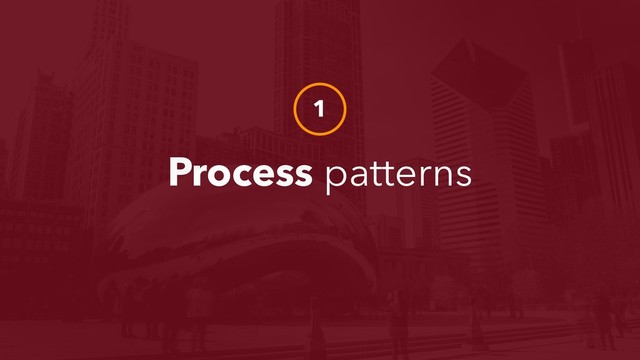 Process patterns
1
