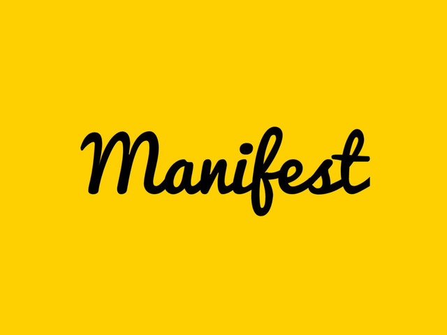 Manifest
