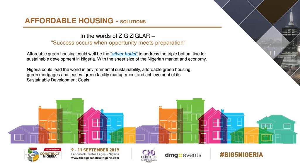 SUSTAINABLE APPROACH TO AFFORDABLE HOUSING - Speaker Deck