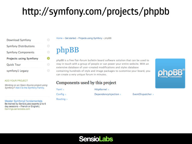 h﬙p:/
/symfony.com/projects/phpbb
