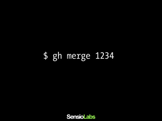 $ gh merge 1234

