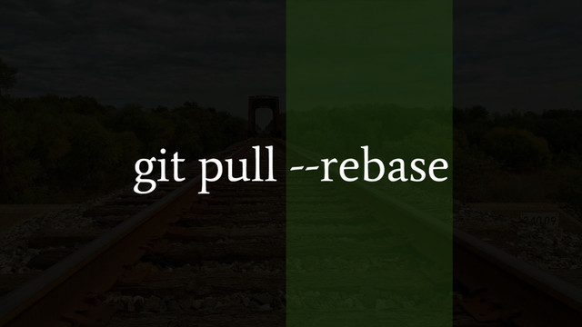 git pull --rebase
