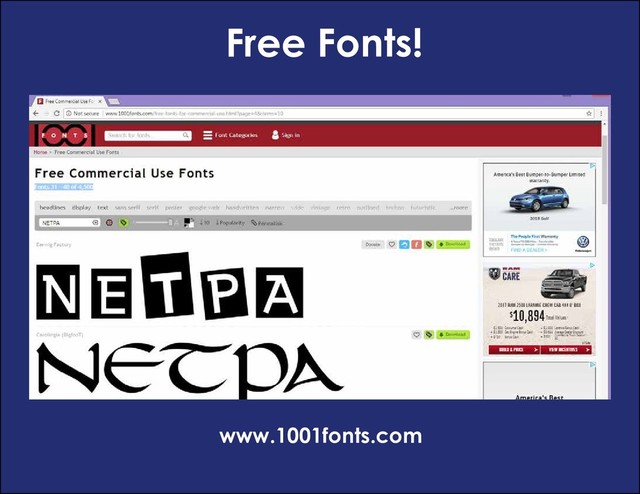Free Fonts!
www.1001fonts.com
