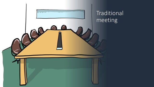 Traditional
meeting
