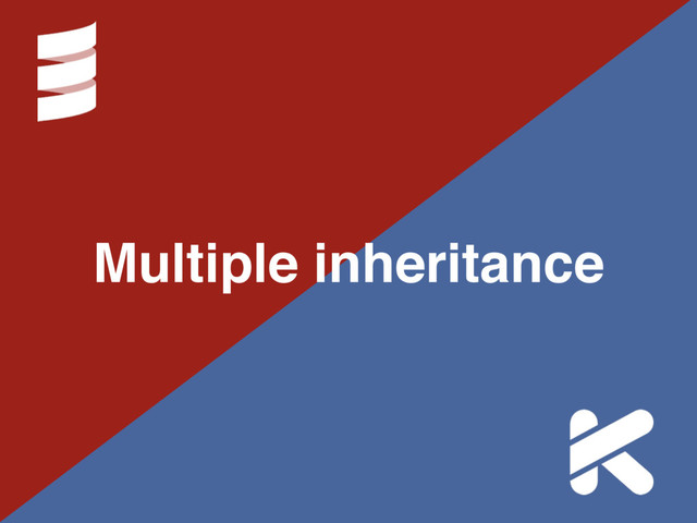 Multiple inheritance
