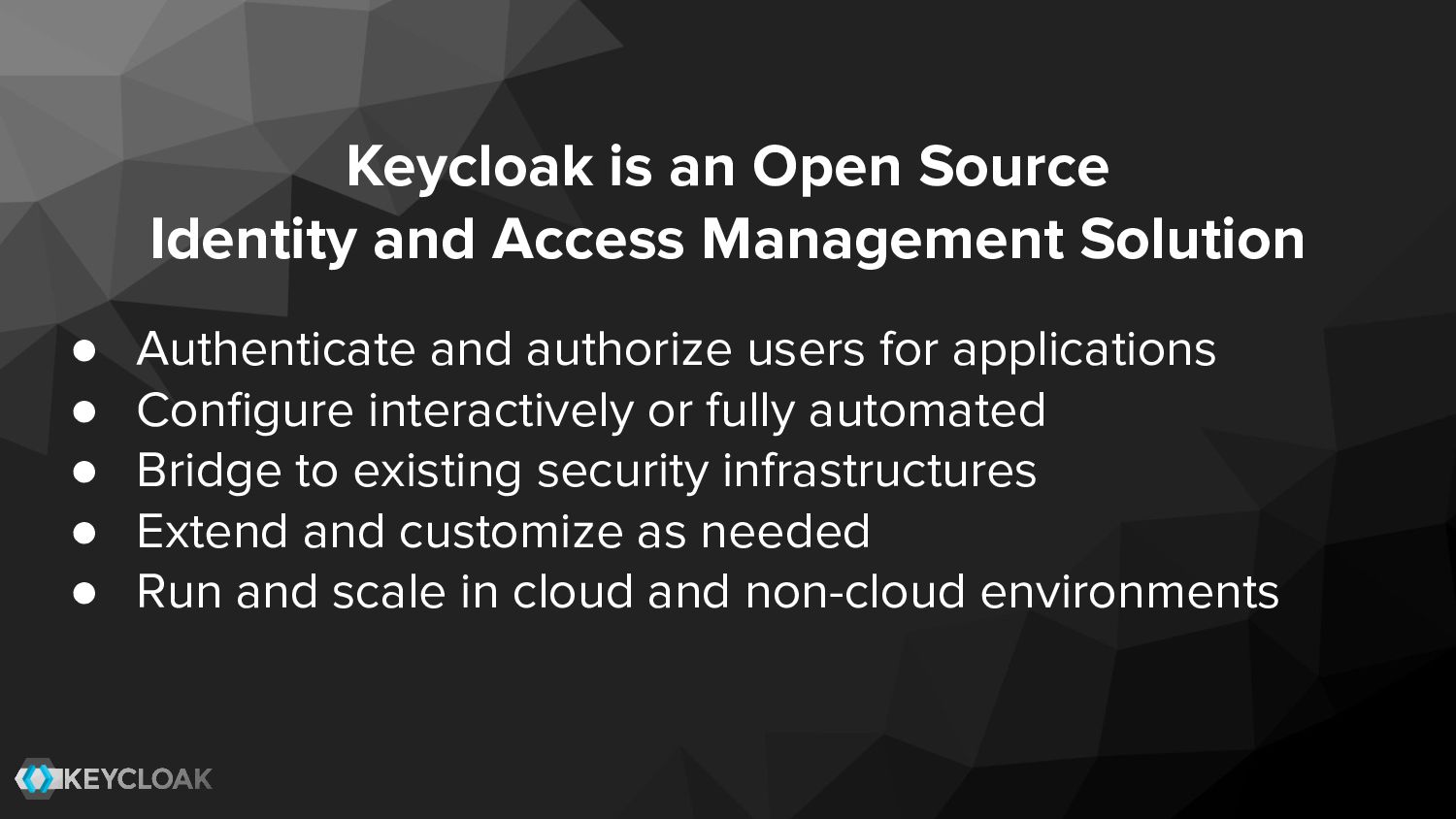 Keycloak the Open Source IAM for Modern Applications Speaker Deck