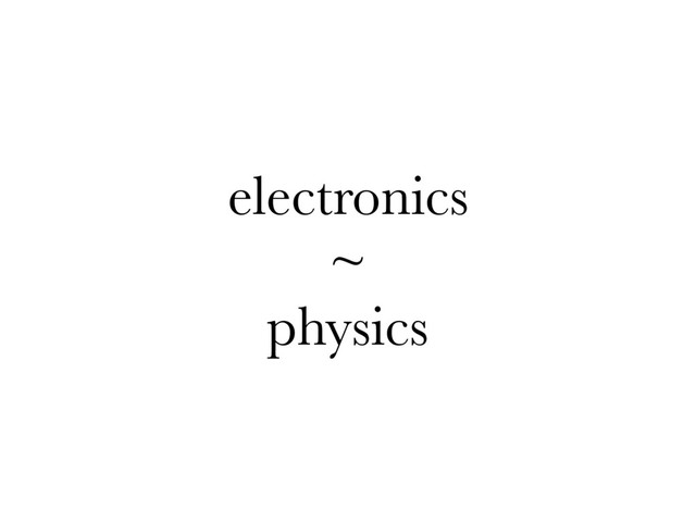 electronics
~
physics
