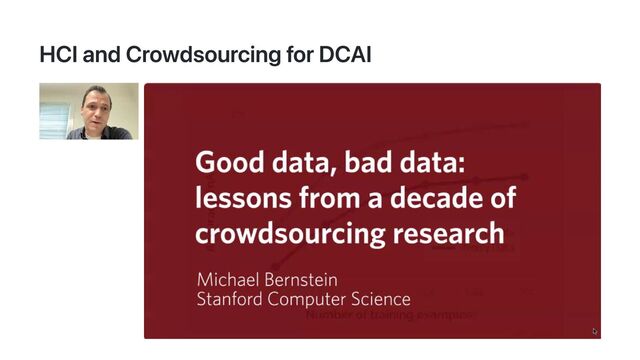 HCI and Crowdsourcing for DCAI
