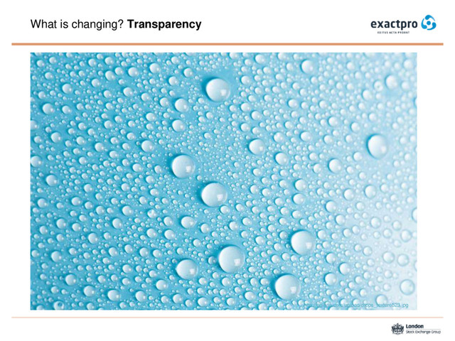 What is changing? Transparency
http://bgfons.com/upload/drops_texture523.jpg
