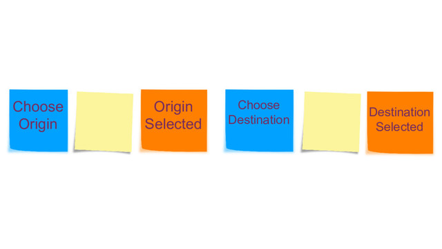 Choose
Origin
Choose
Destination
Origin
Selected
Destination
Selected
