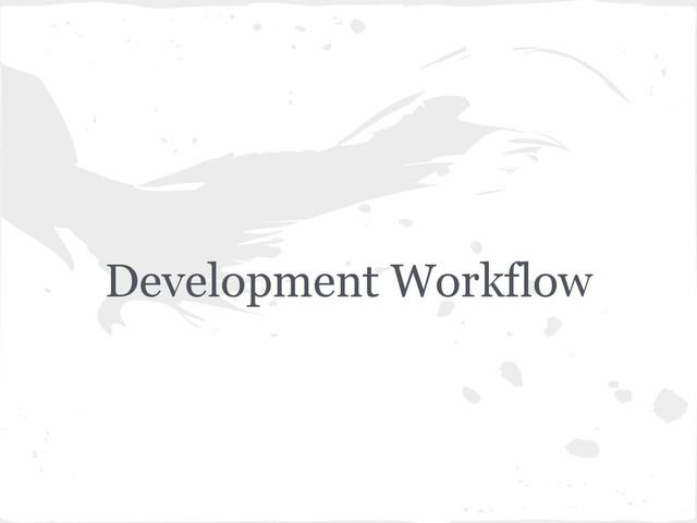 Development Workflow
