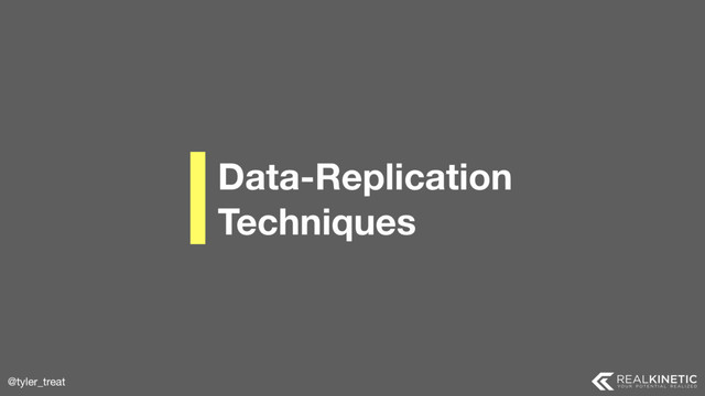 @tyler_treat
Data-Replication 
Techniques
