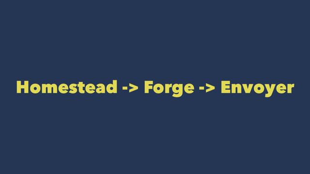 Homestead -> Forge -> Envoyer
