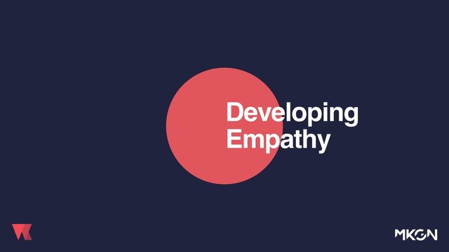 Developing
Empathy
