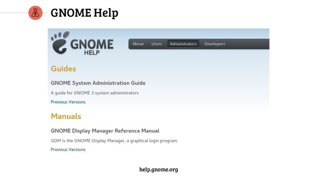 GNOME Help
help.gnome.org
