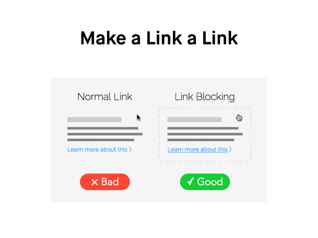 Make a Link a Link
