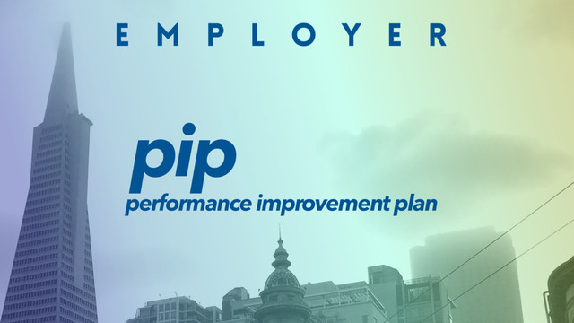 E M P L O Y E R
pip
performance improvement plan
