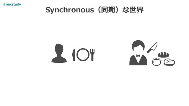 Synchronous（同期）な世界
#nncstudy
