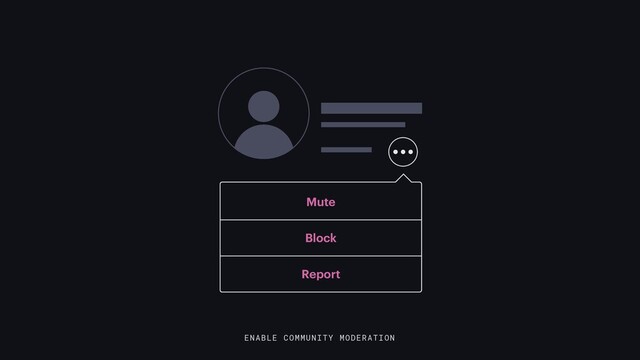 ENABLE COMMUNITY MODERATION
Mute
Block
Report
