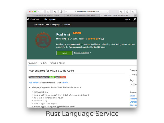 Rust Language Service
