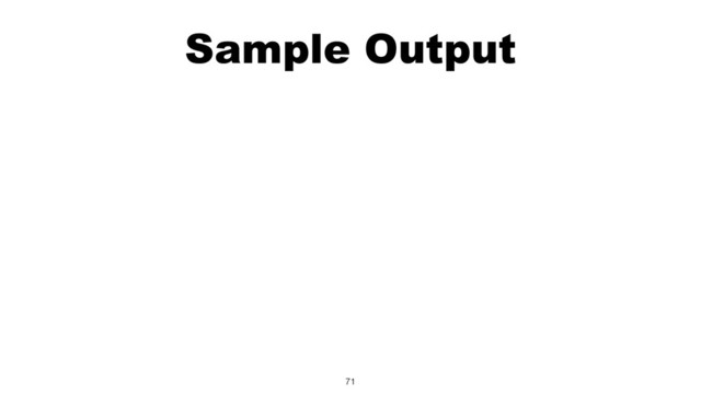 Sample Output
71
