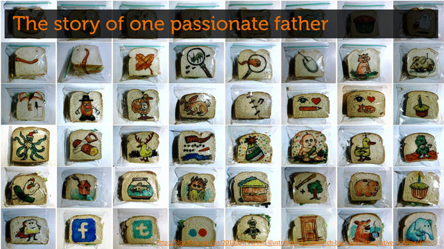 http://blog.flickr.net/en/2013/04/19/dad-illustrates-kids-sandwich-bags-with-imaginative-drawings/
