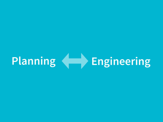 Planning Engineering
