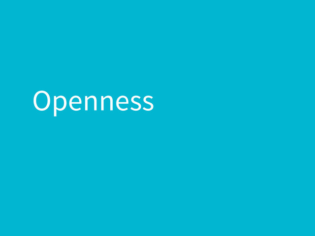 Openness
