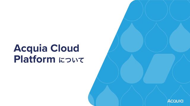 Acquia Cloud
Platform ʹ͍ͭͯ

