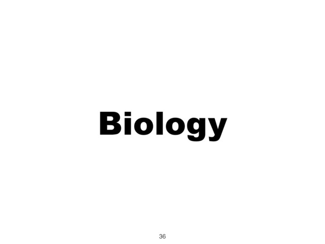 Biology
36
