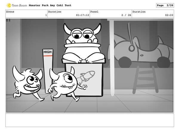 Scene
1
Duration
01:17:12
Panel
2 / 26
Duration
02:22
Monster Park Amy Cohl Test Page 2/26
