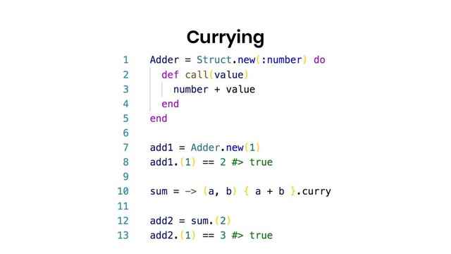 Currying
