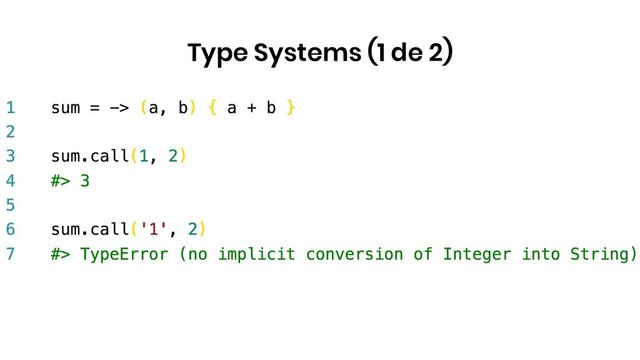 Type Systems (1 de 2)
