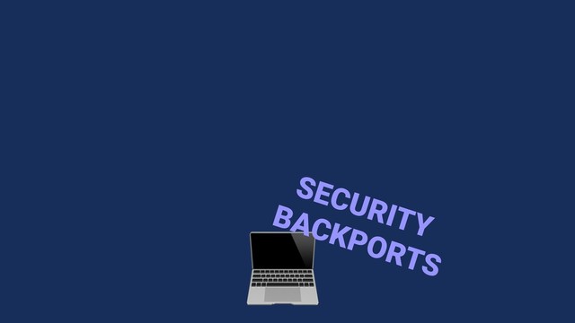 
SECURITY
BACKPORTS
