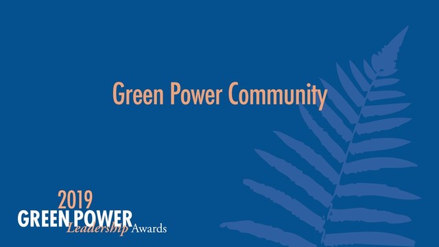 Green Power Community
