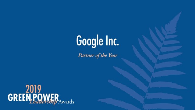 Partner of the Year
Google Inc.
