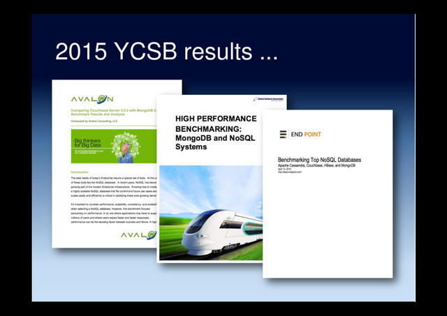2015 YCSB results ...
