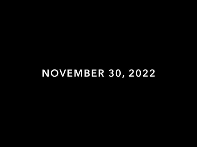 NOVEMBER 30, 2022
