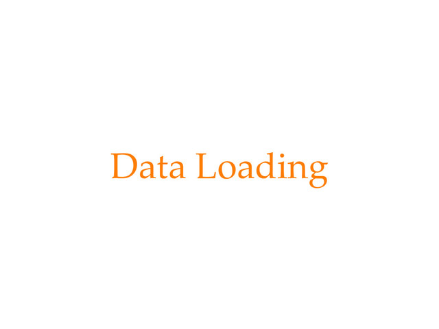 Data Loading
