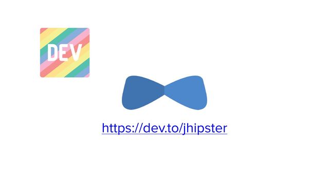 https://dev.to/jhipster
