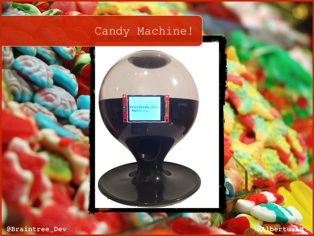 Candy Machine!
@AlbertusLM
@Braintree_Dev
