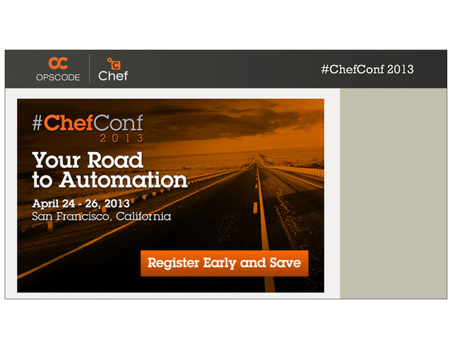 #ChefConf 2013

