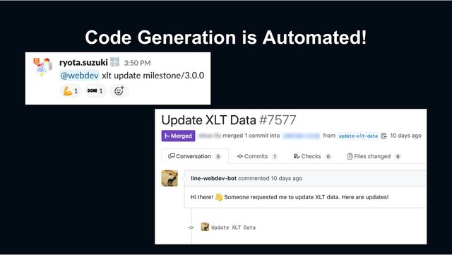 Code Generation is Automated!
