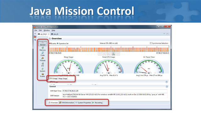 Java Mission Control
